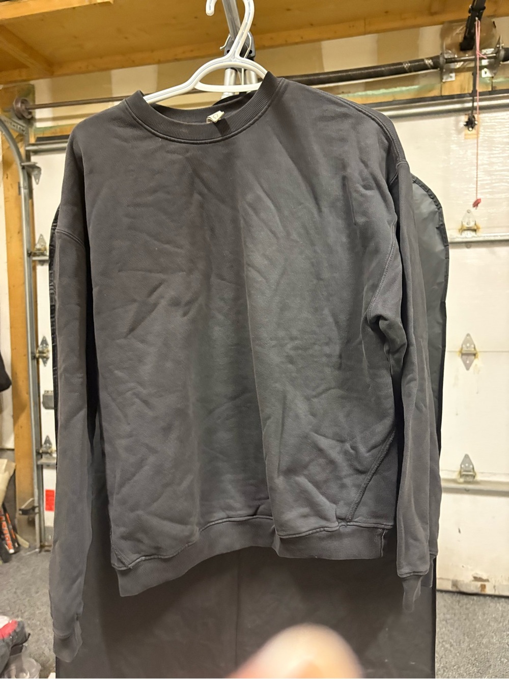 Kasics KGMTL Crewneck Sweatshirt in Charcoal